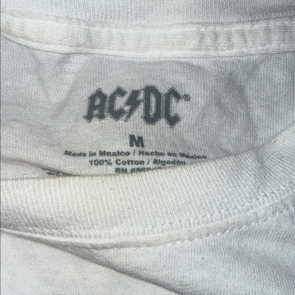 AC/DC Black and White Kids T-Shirt - Picture 2 of 2